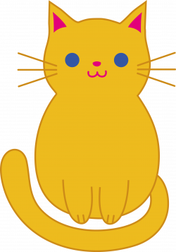 Cute Fat Cat Clipart