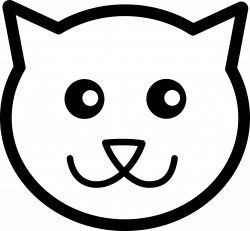 Cat Face Clipart