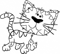 clipartist.net » Clip Art » gerald g cat walking 1 SVG