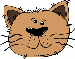 clipartist.net » Clip Art » gerald g cat face SVG