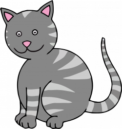 Gray Color Cat Clipart Png – Clipartly.com