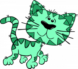 Green cat image library stock - RR collections