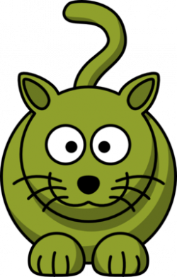 Color Wheel of Cartoon Cat clipart