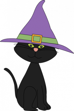 Witch Cat Clipart