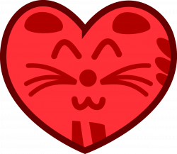 Clipart - Cat Heart