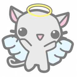 Kawaii cat face transparent stock - RR collections