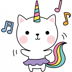 StickerPop — Dancing Kittycorn by StickerPop