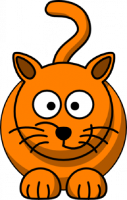 Cute Red Cat Clip Art at Clker.com - vector clip art online, royalty ...