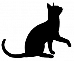 Cat Silhouette Clip Art | 15 sleeping cat silhouette free cliparts ...