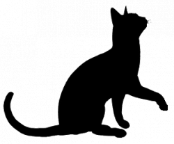 Free Sleeping Cat Silhouette, Download Free Clip Art, Free Clip Art ...