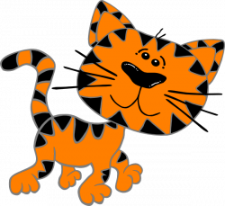 Cat Walking Clip Art at Clker.com - vector clip art online, royalty ...