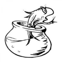 Dr.+Seuss+Fish+Bowl+Coloring+Page | Fish coloring page, Fish ...