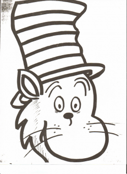 Cat In The Hat Clipart Face