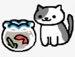 Neko Atsume Sitting Cat Transparent PNG - 1200x1200 - Free ...