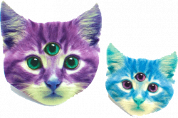 Space Trash Club — larry the space cat brooch set