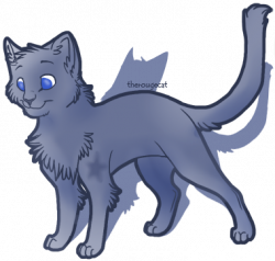 Warrior Cats: Bluestar (Transparent background) by Ciousk on ...