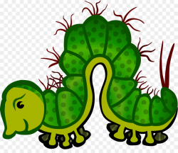Insect Caterpillar Clip art - Crawling caterpillar