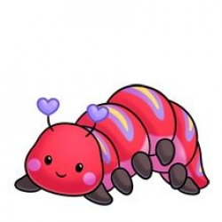 crawling caterpillar | Cute drawings, Kawaii drawings, Cute art