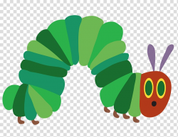Green and red caterpillar illustration, The Very Hungry ...