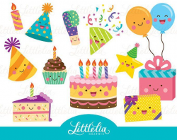 Birthday girl clipart - birthday clipart - celebration ...