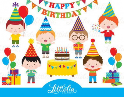 Birthday boy clipart - Birthday clipart - celebration ...