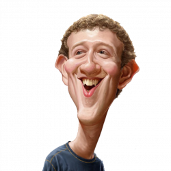 Download Free png Neeson Caricature Celebrity Draw Mark Zuckerberg ...