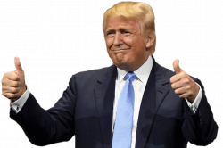 Trump Two Thumbs Up transparent PNG - StickPNG