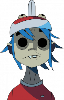 2d by JR-Jayquaza | mio | Gorillaz, Gorillaz art y Music
