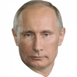 Putin Face transparent PNG - StickPNG