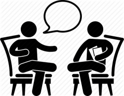 Discussion, interview, interviewee, interviewer, news, show, talk icon