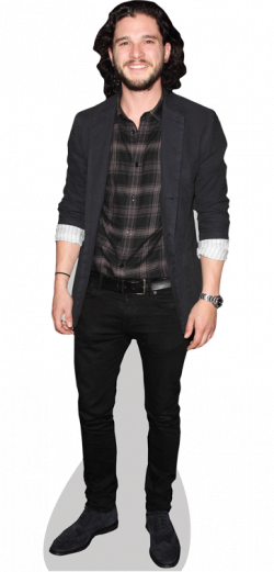 Kit Harington Shirt Cardboard Cutout Celebrity Standee