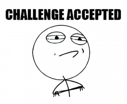 Challenge Accepted Meme PNG Vector, Clipart, PSD - peoplepng.com