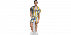 Antoni Porowski (Striped) Cardboard Cutout - Celebrity Cutouts