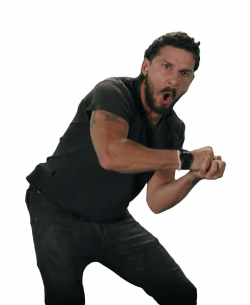 Angri Labeouf Shia - Stickers | PNG