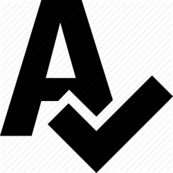 Check, grammar, spell, spellcheck, text icon