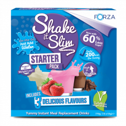 Meal Replacement Shakes | New Shake It Slim Starter Pack
