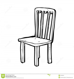 Black And White Chair Clipart