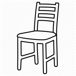 Clipart chair outline, Clipart chair outline Transparent ...