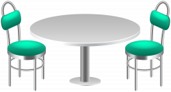 Table with Chairs Transparent PNG Clip Art | Gallery ...