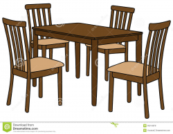 Table And Chairs Clipart