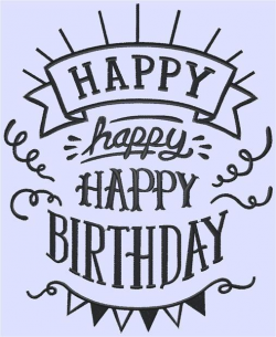 Chalkboard - Happy Birthday