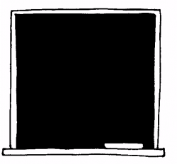 Chalkboard clipart black and white 1 » Clipart Station