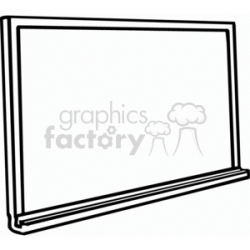 Black and white chalkboard clipart. Royalty-free clipart # 382591