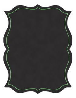Chalkboard Frames and Borders Clip Art