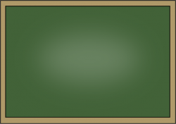 Green Chalkboard Clip Art - Green Chalkboard Image