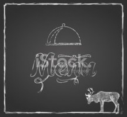 Vintage Chalkboard Menu Design stock vectors - Clipart.me
