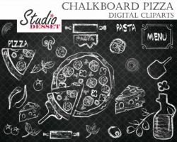 Chalkboard Pizza Clipart, Chalk Pizza, Cheese Clip Art ...