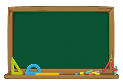 Blank green chalkboard vector illustration - Download Free ...