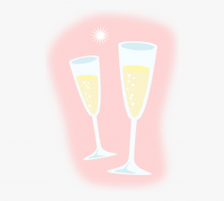 Martini Clipart Pink Champagne Bottle - Free Champagne Glass ...