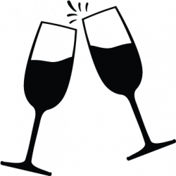 Graphic Free Stock Clipart Champagne Glass Champagne Icon ...